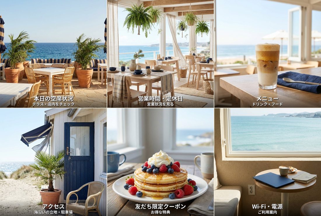 Cafe Manta リッチメニュー