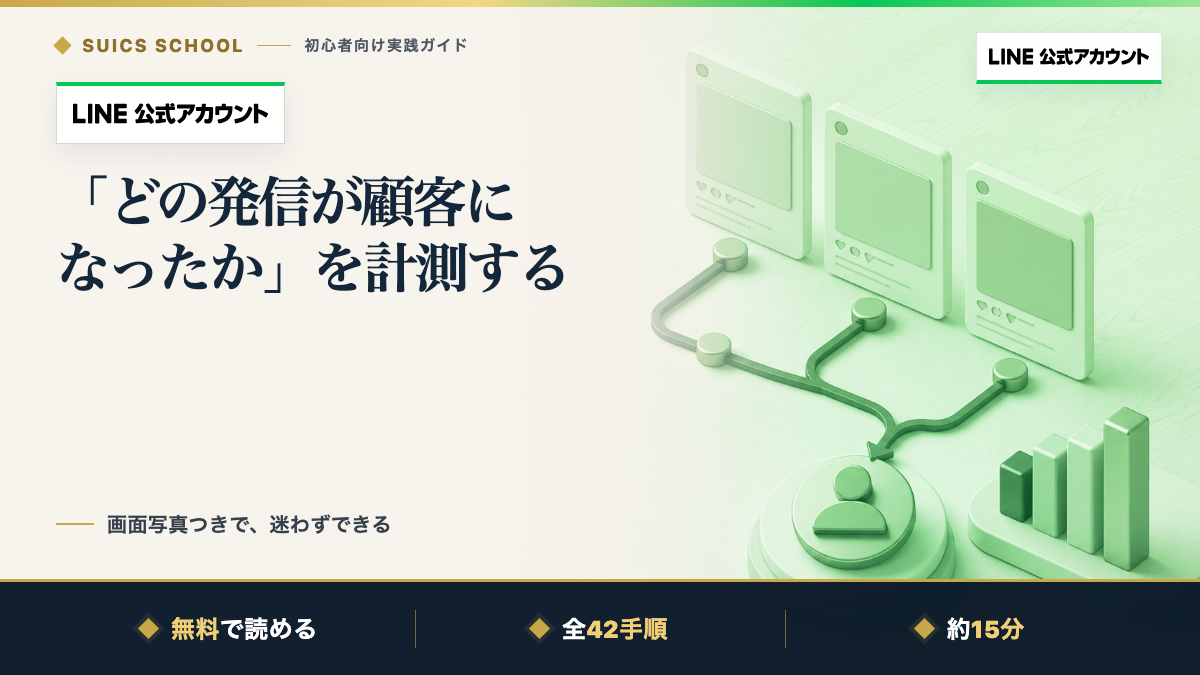 「どの発信が顧客になったか」を計測する