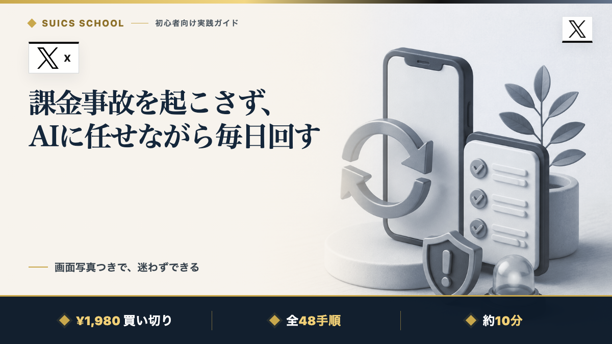 課金事故を起こさず、AIに任せながら毎日回す